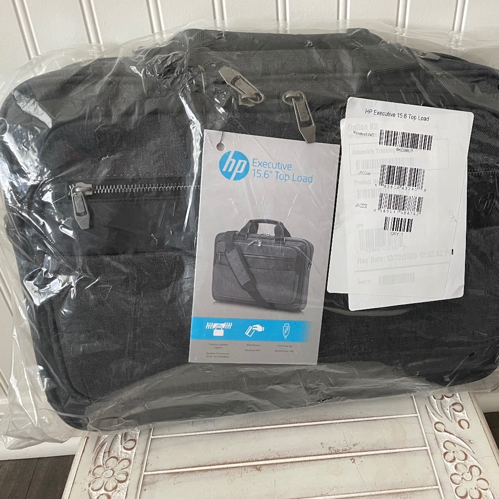 NWT HP Executive Laptop Bag Gray